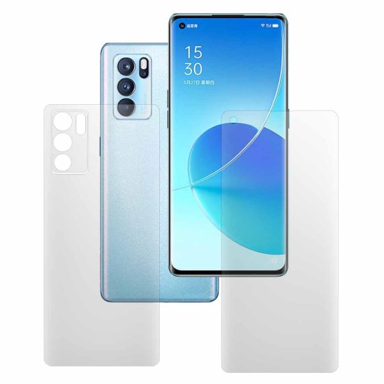 Set 2 folii mate SILKASE pentru Oppo Reno6 Pro 5G, protectie telefon, silicon regenerabil (SILKASE, Set Folii Mate) by www.silkase.ro Set 2 folii mate SILKASE pentru Oppo Reno6 Pro 5G, protectie telefon, silicon regenerabil (Reno6 Pro 5G, F2865) by www.silkase.ro