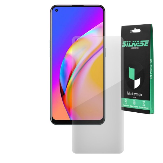Folie SILKASE pentru Oppo A94 5G, protectie ecran, silicon regenerabil (SILKASE, Folie Silicon Fata Lucioasa) by www.silkase.ro Folie SILKASE pentru Oppo A94 5G, protectie ecran, silicon regenerabil (A94 5G, F2923) by www.silkase.ro