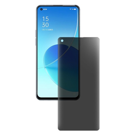 Folie privacy mata SILKASE pentru Oppo Reno6 5G, protectie ecran, silicon regenerabil (SILKASE, Folie Silicon Privacy Mata) by www.silkase.ro Folie privacy mata SILKASE pentru Oppo Reno6 5G, protectie ecran, silicon regenerabil (Reno6 5G, F3305) by www.silkase.ro