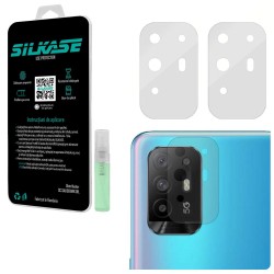 Set folii SILKASE pentru Oppo A94 5G, 3 buc, protectie camera silicon, regenerabile, antibacteriene