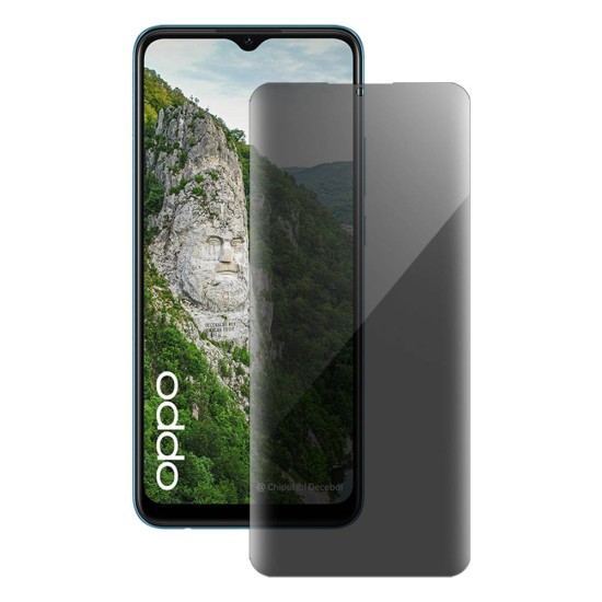 Folie privacy SILKASE pentru Oppo A16, protectie ecran, silicon (A16, F5376) by www.silkase.ro