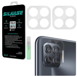 Set folii SILKASE pentru Oppo Reno 4 Lite, 3 buc, protectie camera silicon, regenerabile, antibacteriene
