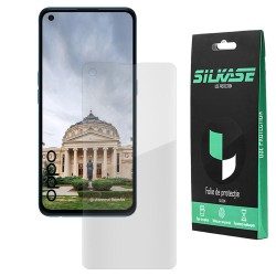 Folie silicon compatibila cu Oppo Reno 5, SILKASE, Gel TPU, antibacterian, regenerabila Folie silicon compatibila cu Oppo Reno 5, SILKASE, Gel TPU, antibacterian, regenerabila