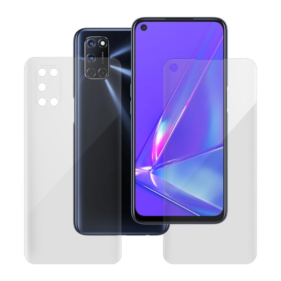 Set folii silicon pentru Oppo A72, SILKASE, Gel TPU, antibacterian, regenerabil (SILKASE, Set Folii Lucioase) by www.silkase.ro Set folii silicon pentru Oppo A72, SILKASE, Gel TPU, antibacterian, regenerabil (A72, F0545) by www.silkase.ro