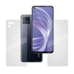 Set folii silicon pentru Oppo A73, SILKASE, Gel TPU, antibacterian, regenerabil