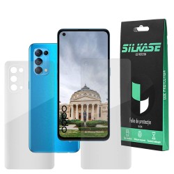 Set Folii compatibile cu Oppo Reno 5, SILKASE, Gel TPU, antibacterian, regenerabila Set Folii compatibile cu Oppo Reno 5, SILKASE, Gel TPU, antibacterian, regenerabila