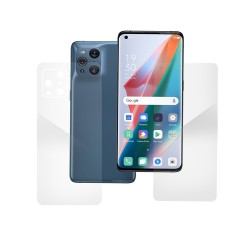 Set folii silicon compatibile cu Oppo Find X3, SILKASE, Gel TPU, antibacterian, regenerabila