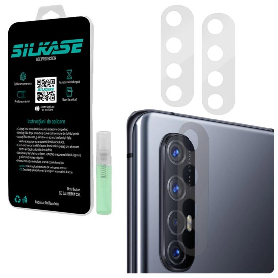 Set folii SILKASE pentru Oppo Reno 3 Pro, 3 buc, protectie camera silicon, regenerabile, antibacteriene (SILKASE, Set Folii Camere silicon) by www.silkase.ro Set folii SILKASE pentru Oppo Reno 3 Pro, 3 buc, protectie camera silicon, regenerabile, antibacteriene (Reno3 Pro 4G, C0134) by www.silkase.ro