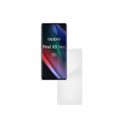 Folie silicon compatibila cu Oppo Find X3 Neo , SILKASE, Gel TPU, antibacterian, regenerabila