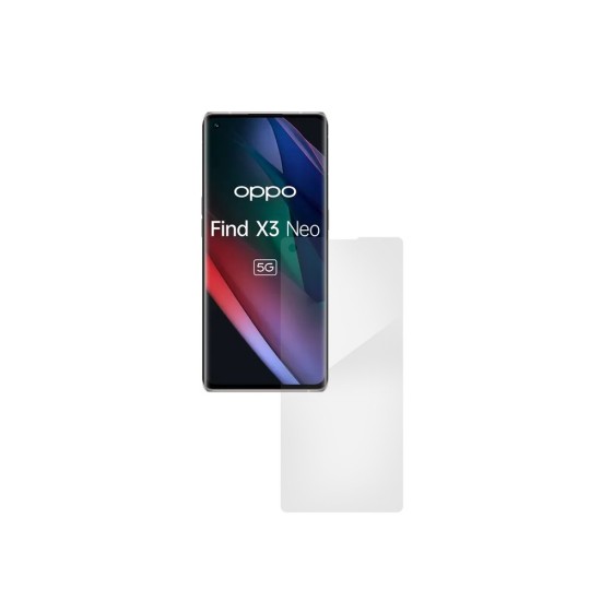 Folie silicon compatibila cu Oppo Find X3 Neo , SILKASE, Gel TPU, antibacterian, regenerabila (Find X3 Neo, F2023) by www.silkase.ro