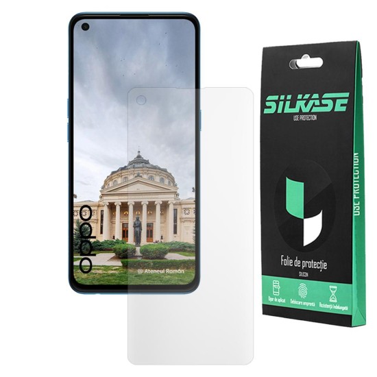 Folie mata SILKASE pentru Oppo Reno 5, protectie ecran, silicon regenerabil (SILKASE, Folie Silicon Fata Mata) by www.silkase.ro Folie mata SILKASE pentru Oppo Reno 5, protectie ecran, silicon regenerabil (Reno5 4G, F2241) by www.silkase.ro