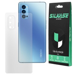 Folie spate mata SILKASE pentru Oppo Reno 4 Pro, protectie spate, silicon regenerabil