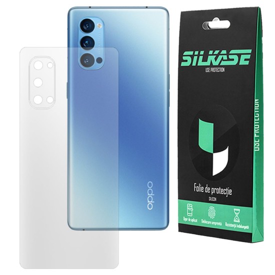 Folie spate mata SILKASE pentru Oppo Reno 4 Pro, protectie spate, silicon regenerabil (SILKASE, Folie Silicon Spate Mata) by www.silkase.ro Folie spate mata SILKASE pentru Oppo Reno 4 Pro, protectie spate, silicon regenerabil (Reno4 Pro 4G, F2481) by www.silkase.ro