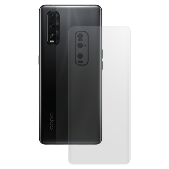 Folie spate mata SILKASE pentru Oppo Find X2, protectie spate, silicon regenerabil (Find X2, F2482) by www.silkase.ro