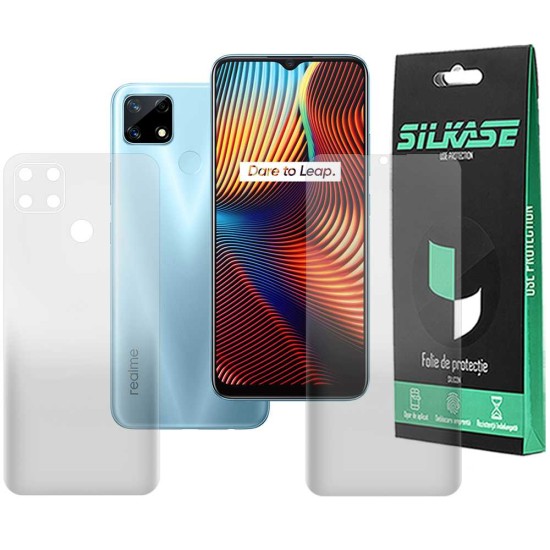 Set 2 folii mate SILKASE pentru Realme 7i, protectie telefon, silicon regenerabil (7i, F2748) by www.silkase.ro