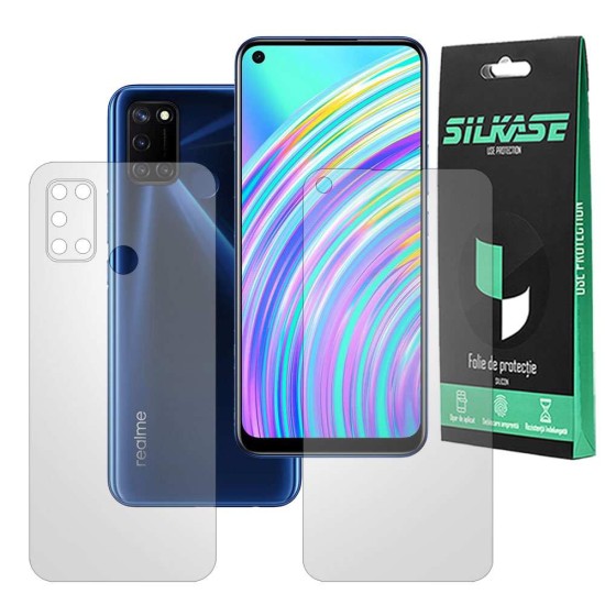 Set 2 folii mate SILKASE pentru Realme C17, protectie telefon, silicon regenerabil (SILKASE, Set Folii Mate) by www.silkase.ro Set 2 folii mate SILKASE pentru Realme C17, protectie telefon, silicon regenerabil (C17, F2752) by www.silkase.ro