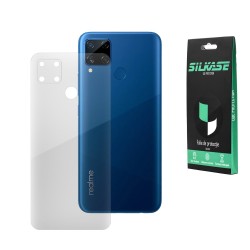 Folie spate SILKASE pentru Realme C15, protectie spate, silicon regenerabil