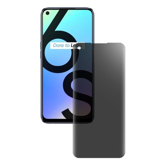 Folie privacy mata SILKASE pentru Realme 6, protectie ecran, silicon regenerabil (6, F3310) by www.silkase.ro