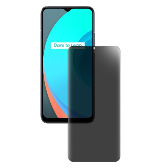 Folie privacy mata SILKASE pentru Realme C11, protectie ecran, silicon regenerabil (C11, F3318) by www.silkase.ro