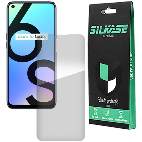 Folie silicon pentru Realme 6S, SILKASE, Gel TPU, antibacterian, regenerabila (SILKASE, Folie Silicon Fata Lucioasa) by www.silkase.ro Folie silicon pentru Realme 6S, SILKASE, Gel TPU, antibacterian, regenerabila (6s, F0156) by www.silkase.ro
