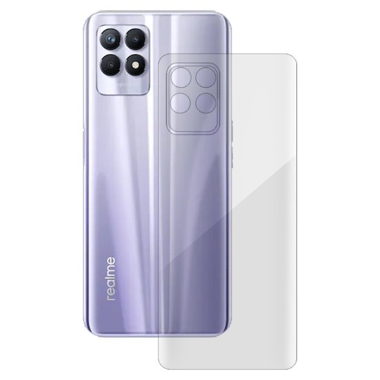 Folie spate SILKASE pentru Realme 8s 5G, protectie spate, silicon regenerabil (8i, F4088) by www.silkase.ro