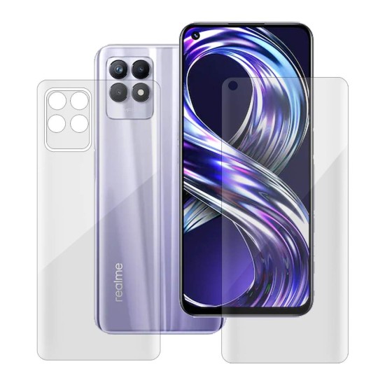 Set 2 folii SILKASE pentru Realme 8i, protectie telefon, silicon regenerabil (SILKASE, Set Folii Lucioase) by www.silkase.ro Set 2 folii SILKASE pentru Realme 8i, protectie telefon, silicon regenerabil (C25Y, F4097) by www.silkase.ro