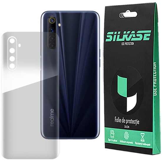 Folie spate silicon pentru Realme 6S, SILKASE, Gel TPU, antibacterian, regenerabila (6s, F0338) by www.silkase.ro