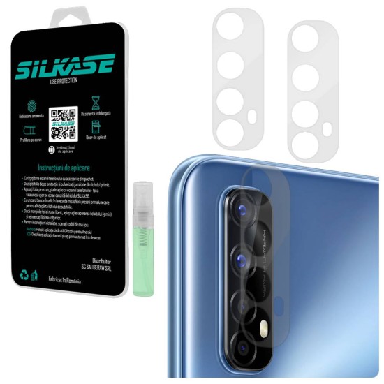 Set folii SILKASE pentru Realme 7, 3 buc, protectie camera silicon, regenerabile, antibacteriene (7, C0137) by www.silkase.ro