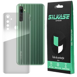 Folie spate silicon pentru Realme 6i, SILKASE, Gel TPU, antibacterian, regenerabila