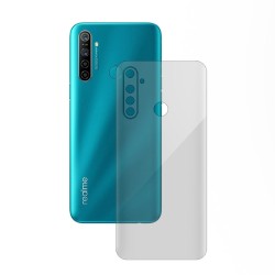 Folie spate silicon pentru Realme 5i, SILKASE, Gel TPU, antibacterian, regenerabila