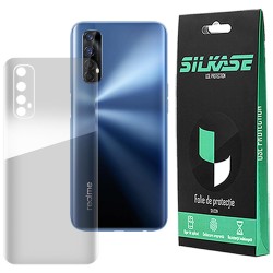 Folie spate silicon pentru Realme 7 , SILKASE, Gel TPU, antibacterian, regenerabila
