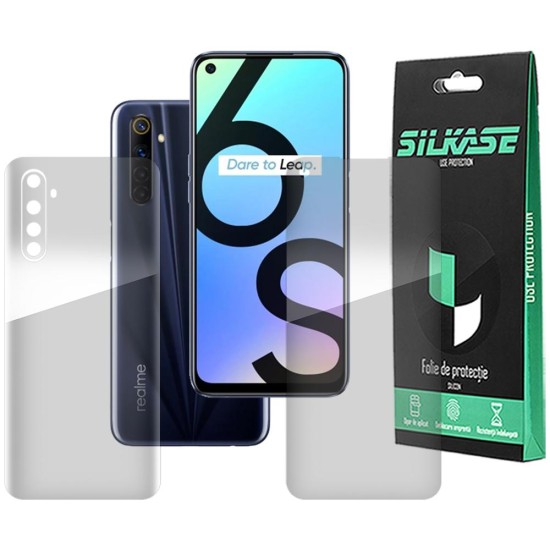 Set folii silicon pentru Realme 6S, SILKASE, Gel TPU, antibacterian, regenerabil (6s, F0524) by www.silkase.ro