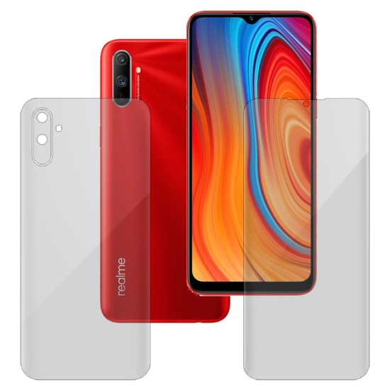 Set folii silicon pentru Realme C3, SILKASE, Gel TPU, antibacterian, regenerabil (SILKASE, Set Folii Lucioase) by www.silkase.ro Set folii silicon pentru Realme C3, SILKASE, Gel TPU, antibacterian, regenerabil (C3, F0527) by www.silkase.ro