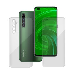 Set folii silicon pentru Realme X50, SILKASE, Gel TPU, antibacterian, regenerabil Set folii silicon pentru Realme X50, SILKASE, Gel TPU, antibacterian, regenerabil