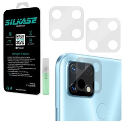 Set folii SILKASE pentru Realme 7i, 3 buc, protectie camera silicon, regenerabile, antibacteriene