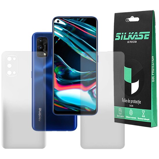 Set 2 folii mate SILKASE pentru Realme 7 Pro, protectie telefon, silicon regenerabil (7 Pro, F2738) by www.silkase.ro