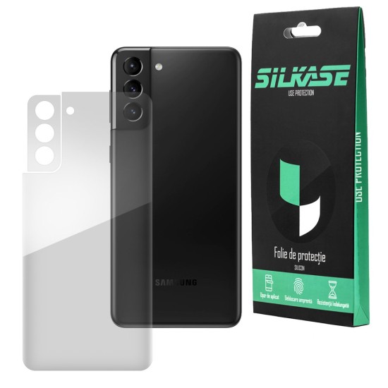 Folie spate compatibila cu Samsung S21, SILKASE, Gel TPU, antibacterian, regenerabila (SILKASE, Telefoane Samsung) by www.silkase.ro Folie spate compatibila cu Samsung S21, SILKASE, Gel TPU, antibacterian, regenerabila (Telefoane Samsung, F0212) by www.silkase.ro