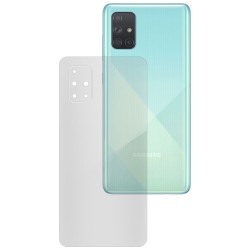 Folie spate silicon pentru Samsung A71, SILKASE, Gel TPU, antibacterian, regenerabila