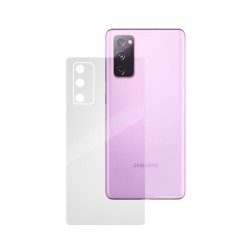 Folie spate silicon compatibila cu Samsung S20 FE 5G, SILKASE, Gel TPU, antibacterian, regenerabila
