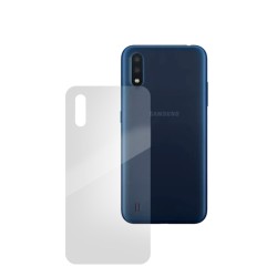 Folie spate silicon pentru Samsung A01, SILKASE, Gel TPU, antibacterian, regenerabila