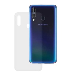 Folie spate silicon pentru Samsung A60, SILKASE, Gel TPU, antibacterian, regenerabila