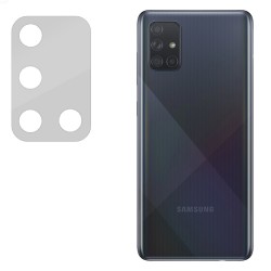Set folii SILKASE pentru Samsung A71, 3 buc protectie camera silicon, regenerabile, antibacteriene