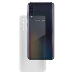 Folie spate silicon pentru Samsung A50, SILKASE, Gel TPU, antibacterian, regenerabila