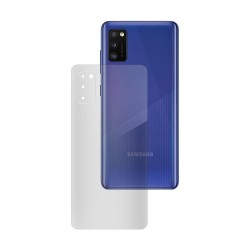 Folie spate silicon pentru Samsung A41, SILKASE, Gel TPU, antibacterian, regenerabila