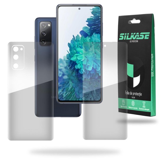 Set folii silicon pentru Samsung Galaxy S20 FE, SILKASE, Gel TPU, antibacterian, regenerabila (SILKASE, Telefoane Samsung) by www.silkase.ro Set folii silicon pentru Samsung Galaxy S20 FE, SILKASE, Gel TPU, antibacterian, regenerabila (Telefoane Samsung, F0394) by www.silkase.ro