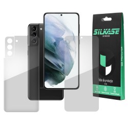 Set folii compatibile cu Samsung S21, SILKASE Mage, Gel TPU, antibacterian, regenerabile