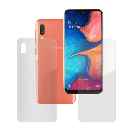 Set folii silicon pentru Samsung A20e, SILKASE, Gel TPU, antibacterian, regenerabil (SILKASE, Telefoane Samsung) by www.silkase.ro Set folii silicon pentru Samsung A20e, SILKASE, Gel TPU, antibacterian, regenerabil (Telefoane Samsung, F0400) by www.silkase.ro