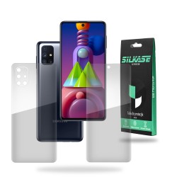 Set folii silicon pentru Samsung Galaxy M51, SILKASE, Gel TPU, antibacterian, regenerabila