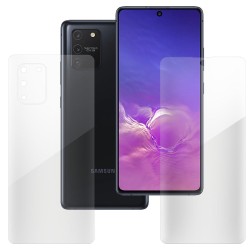 Set folii silicon pentru Samsung S10 Lite, SILKASE, Gel TPU, antibacterian, regenerabil Set folii silicon pentru Samsung S10 Lite, SILKASE, Gel TPU, antibacterian, regenerabil