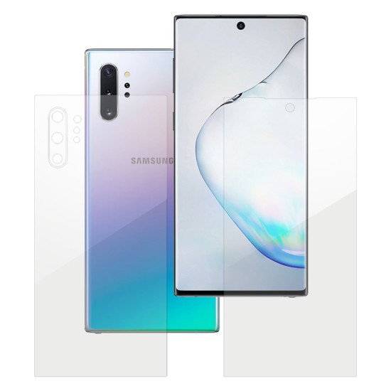 Set folii silicon pentru Samsung Note 10 Plus, SILKASE, Gel TPU, antibacterian, regenerabil (SILKASE, Telefoane Samsung) by www.silkase.ro Set folii silicon pentru Samsung Note 10 Plus, SILKASE, Gel TPU, antibacterian, regenerabil (Telefoane Samsung, F0429) by www.silkase.ro